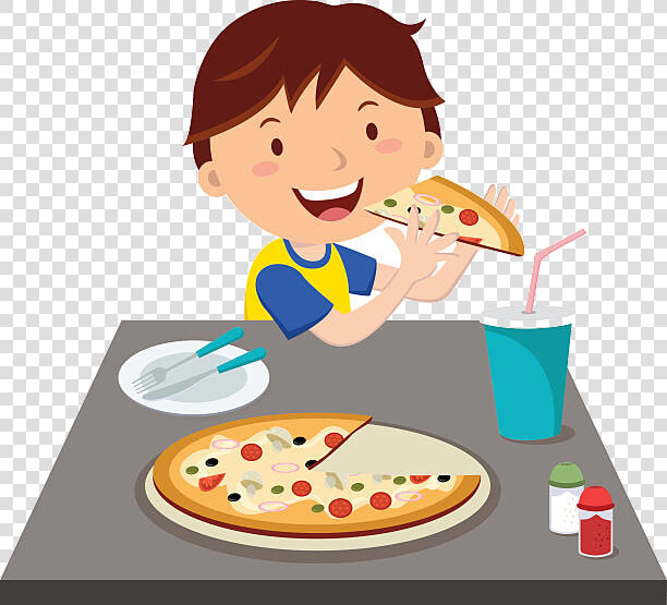 Eating Pizza Clipart Transparent Png   Eating Pizza Clip Art  Png DownloadTransparent PNG