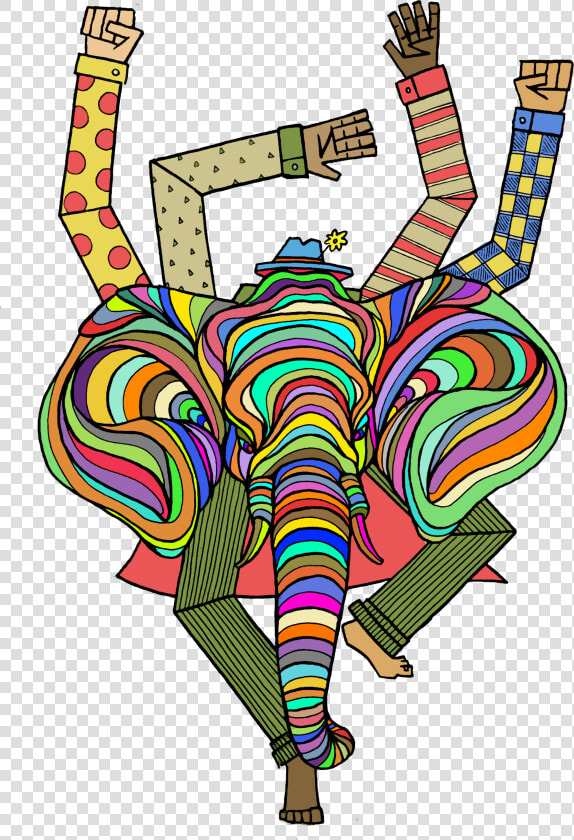 This Ganesha Inspired Elephant Captures Elements Of   Illustration  HD Png DownloadTransparent PNG