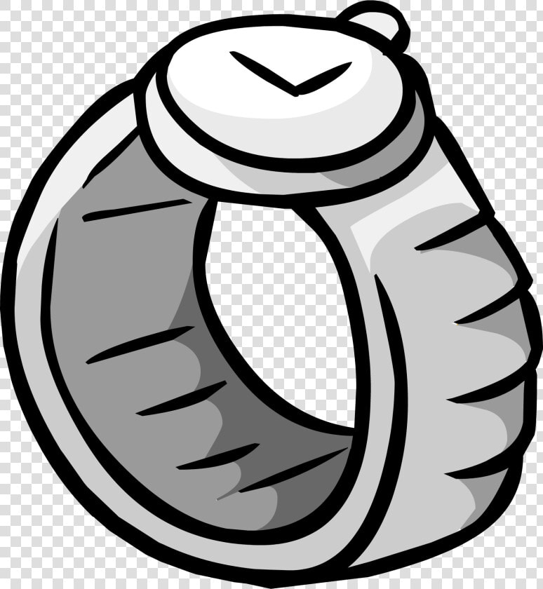 Silver Watch Clothing Icon Id   Gold Wristwatch Club Penguin  HD Png DownloadTransparent PNG