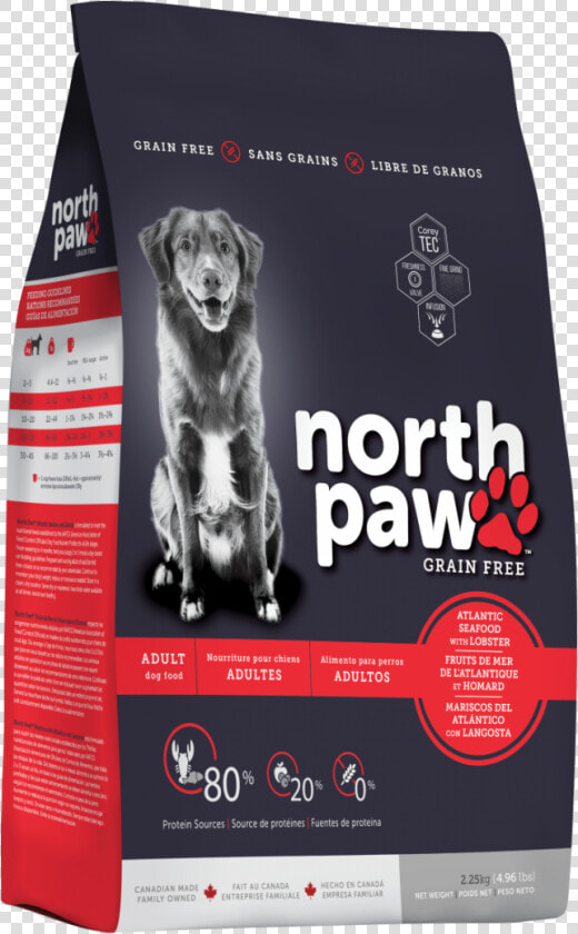 North Paw Atlantic Seafood With Lobster Dog Food   North Paw Dog Food  HD Png DownloadTransparent PNG