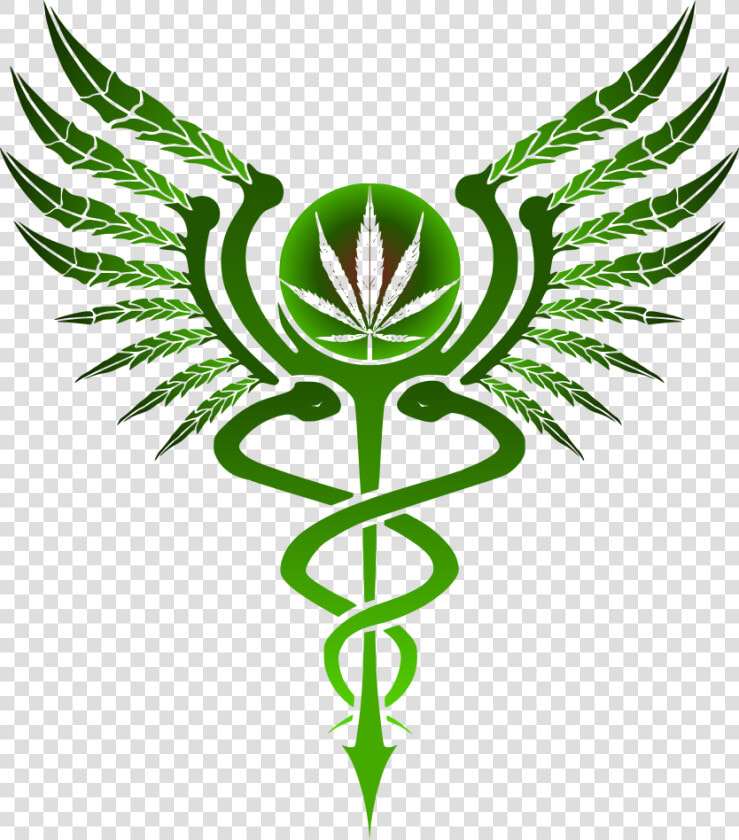 Caduceus Marijuana  HD Png DownloadTransparent PNG