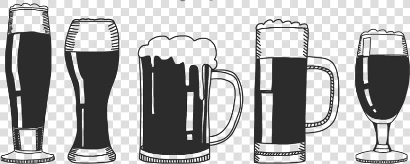 On Tap This Week   Draft Beer Black And White  HD Png DownloadTransparent PNG