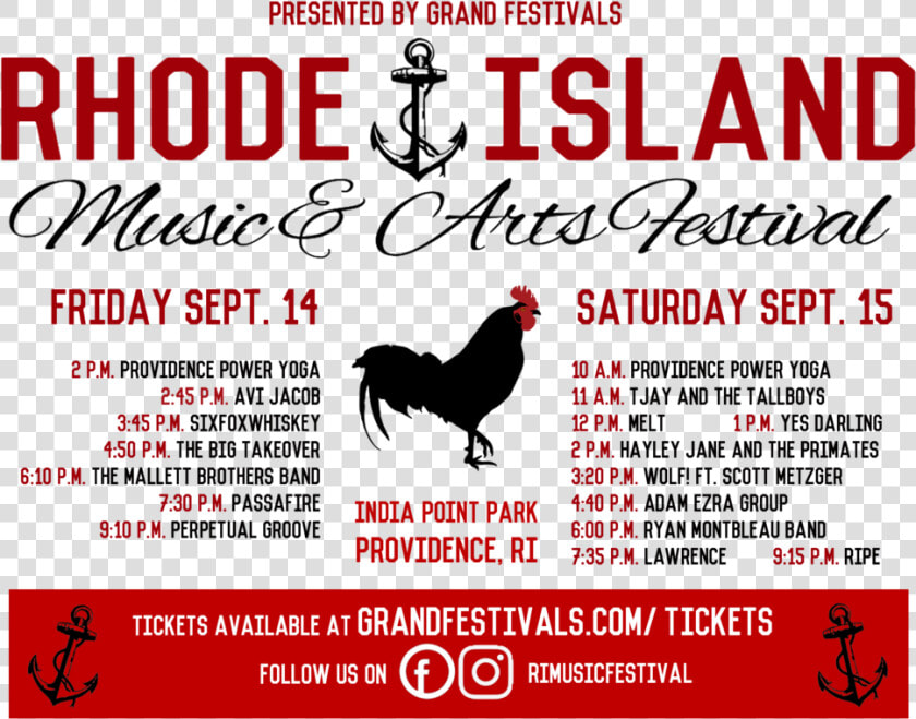 2018 Music Lineup Below   Rhode Island Music And Arts Festival  HD Png DownloadTransparent PNG