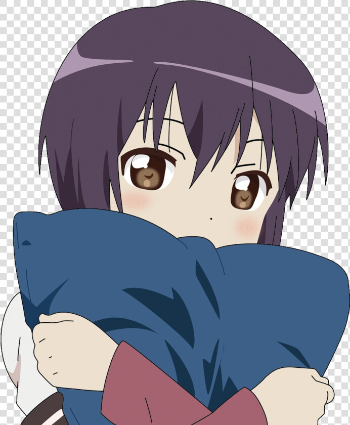 Hugging A Pillow     Yuru Yuri Yui Funami  HD Png DownloadTransparent PNG