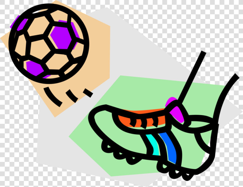 Transparent Soccer Ball And Cleats Clipart   Cartoon Football Boot  HD Png DownloadTransparent PNG