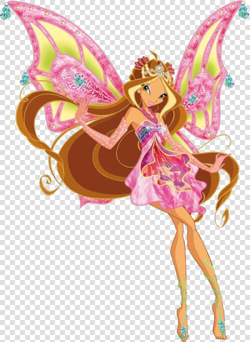 The Fan Favorite Fairy Form For Having The Most Beautiful   Winx Flora Enchantix  HD Png DownloadTransparent PNG