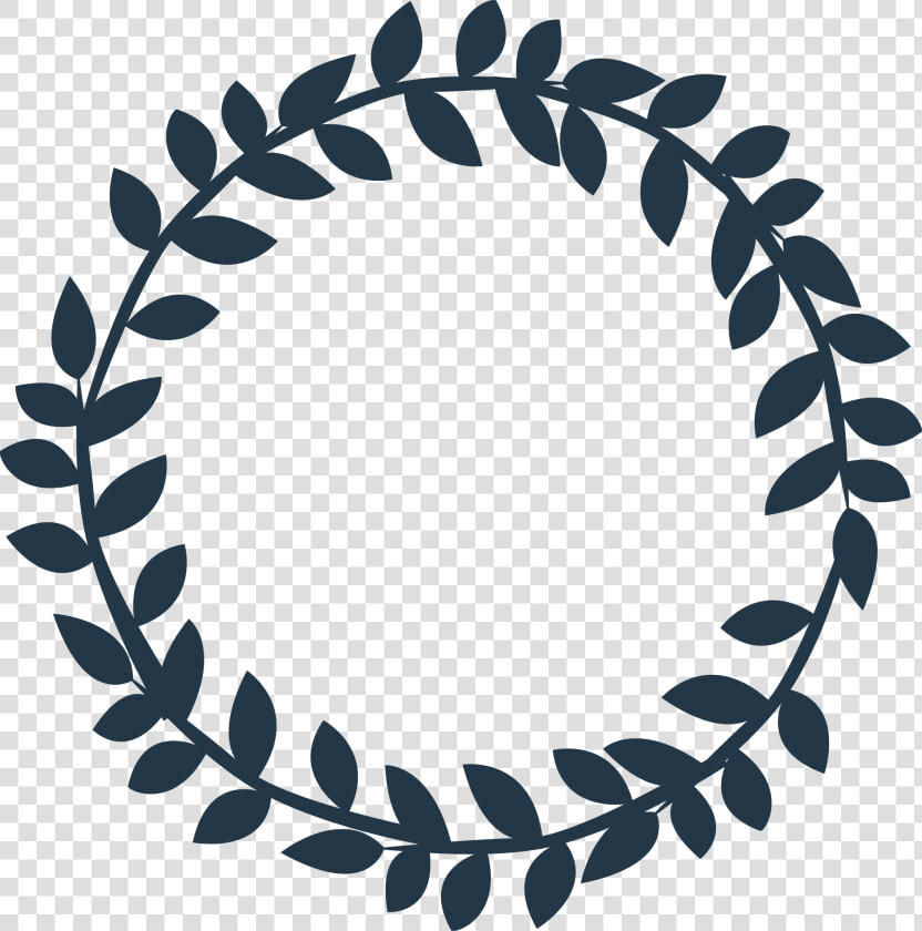 Baseball Circle Cdr Clip Art   Circle Leaf Wreath Clipart  HD Png DownloadTransparent PNG