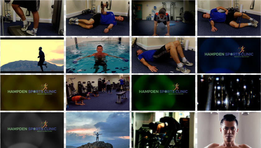 Hampden Sports Clinic Confirmed As Official Physio   Collage  HD Png DownloadTransparent PNG