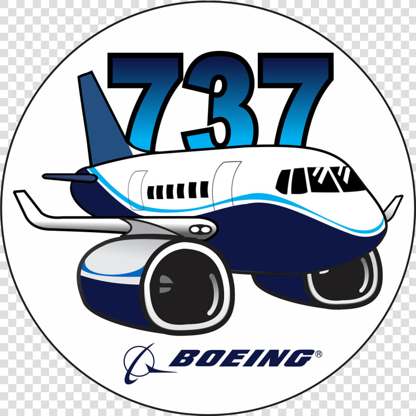 Boeing 737 Clipart   Boeing Sticker  HD Png DownloadTransparent PNG