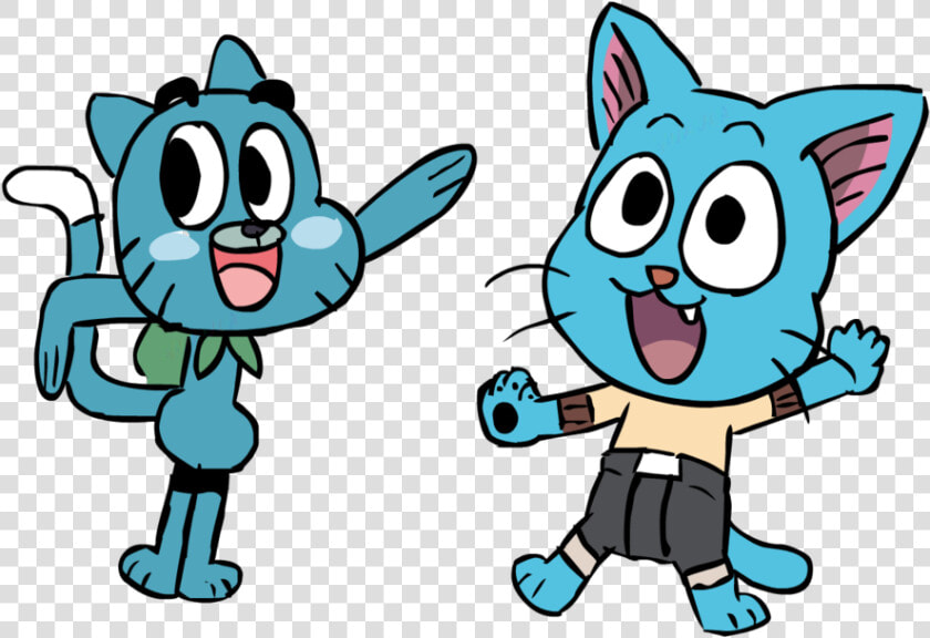 Clip Art Fictional Character   Happy Fairy Tail Gumball  HD Png DownloadTransparent PNG