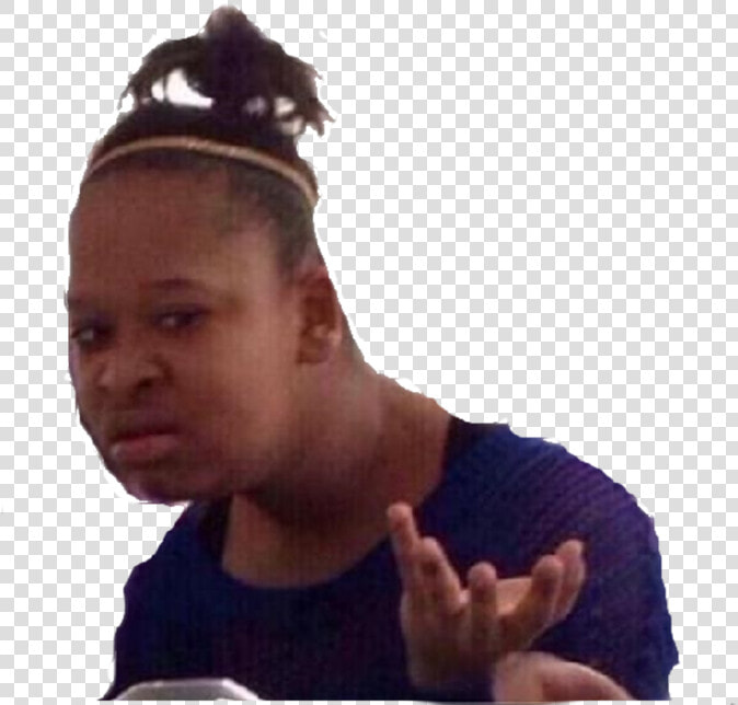 Confused Meme Png   Confused Black Girl Png  Transparent PngTransparent PNG