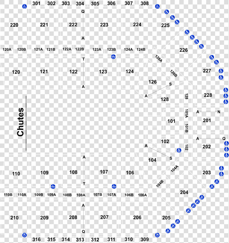 Seat Number Van Andel Arena Seating Chart  HD Png DownloadTransparent PNG