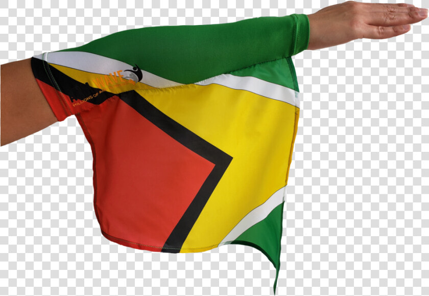 Guyana Arm And Foot Flag Modern Wear   Academic Dress  HD Png DownloadTransparent PNG