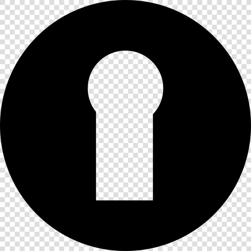 Keyhole   Vector Black Facebook Logo  HD Png DownloadTransparent PNG