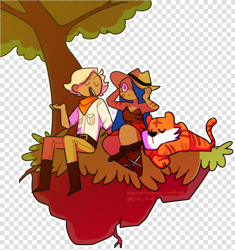 Transparent Cartoon Cookie Png   Cookie Run Tiger Lily X  Png DownloadTransparent PNG