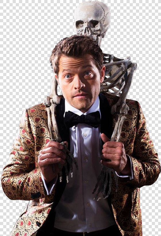 Supernatural Misha Collins Ew Halloween Sticker   Misha Collins Halloween Photo Shoot  HD Png DownloadTransparent PNG