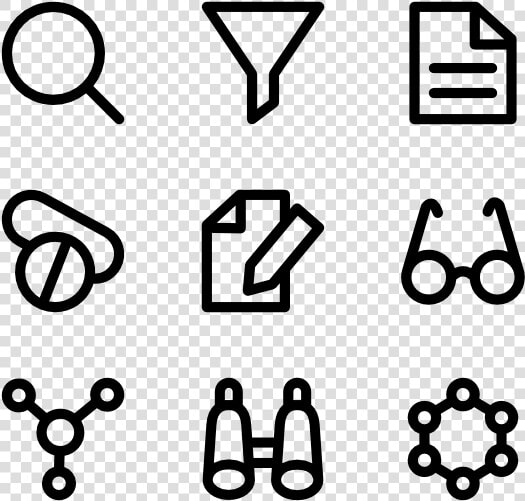 Essential Set   Science Icon Vector Transparent  HD Png DownloadTransparent PNG
