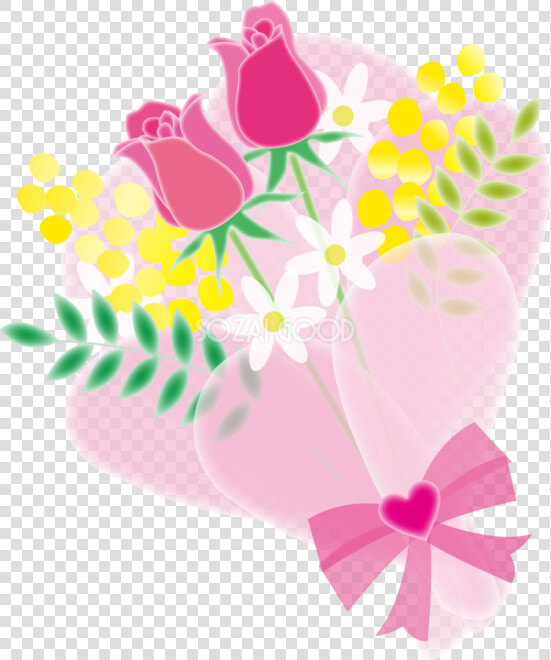 花束 イラスト 無料 かわいい  HD Png DownloadTransparent PNG