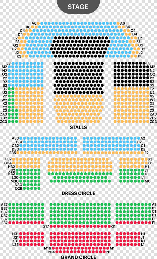 Prince Edward Theatre Seating Map   Prince Edward Theatre Map  HD Png DownloadTransparent PNG