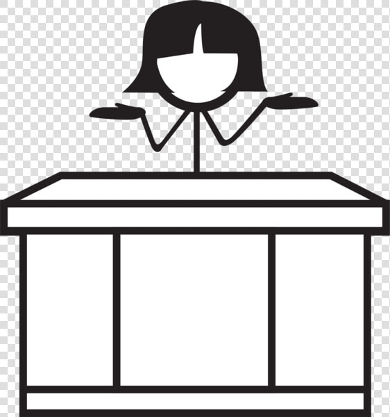 Transparent Stick Figure Working   Stick Woman Desk  HD Png DownloadTransparent PNG