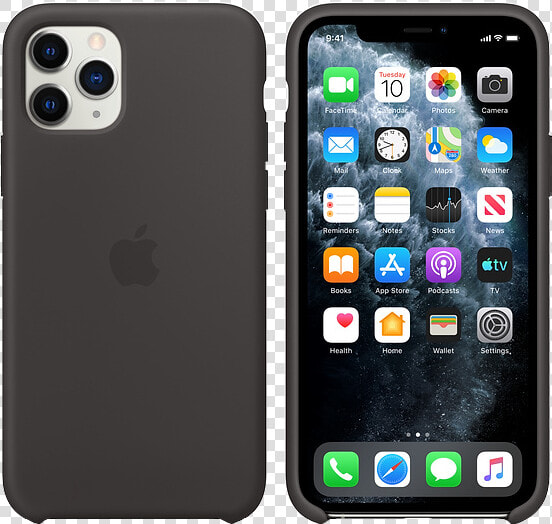 Iphone 11 Pro Silicone Case Black  HD Png DownloadTransparent PNG