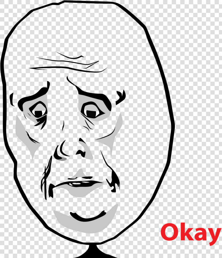 Trollface Clipart Meme   Okay Face Meme  HD Png DownloadTransparent PNG