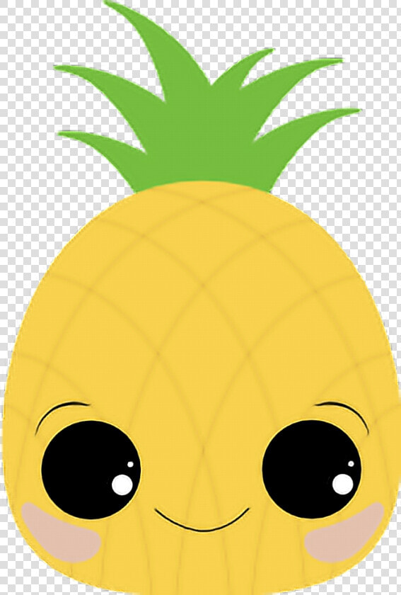 Pineapple Piña Kawaii Sticker Liz Png Pina Kawaii Pineapple   Kawaii Pineapple Clipart Png  Transparent PngTransparent PNG