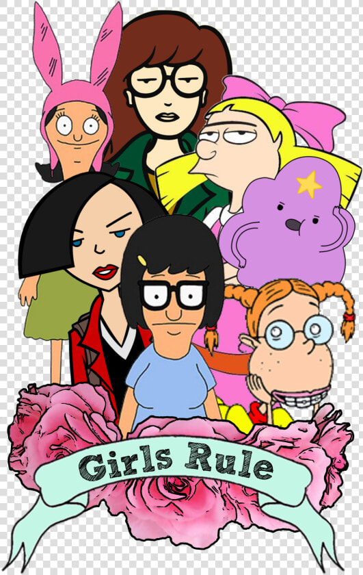 Adventure Time Girls Daria Hey Arnold Girls Rule Jane   Daria Morgendorffer  HD Png DownloadTransparent PNG