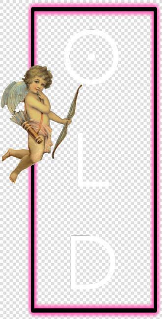  anjo  retangulo  neon   Cartoon  HD Png DownloadTransparent PNG