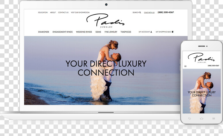 Jewelry Website Design For Retail Jewelers   Iphone  HD Png DownloadTransparent PNG