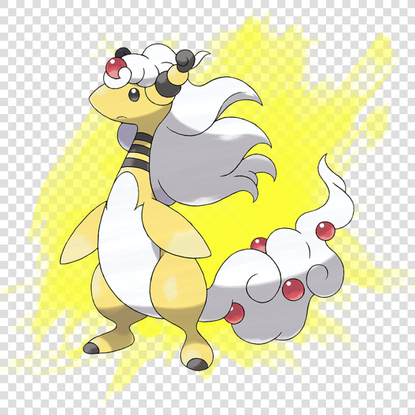 Ampharos And Mega Ampharos  HD Png DownloadTransparent PNG