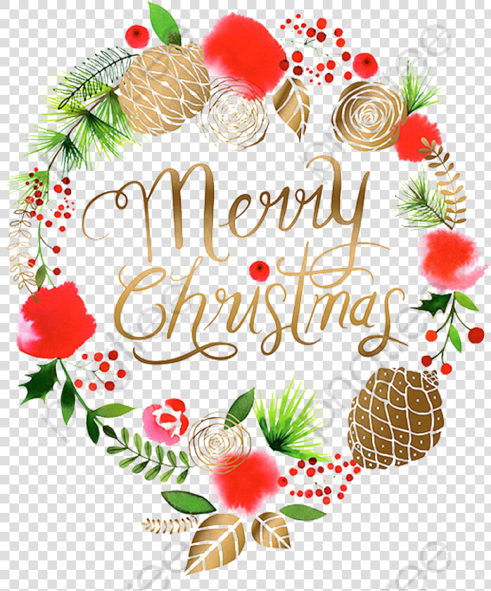 Christmas Wreath Clipart Watercolor   Christmas Wreath Clipart Png  Transparent PngTransparent PNG