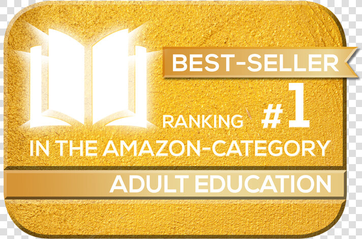 Bestseller Button Adult Education   Gold  HD Png DownloadTransparent PNG