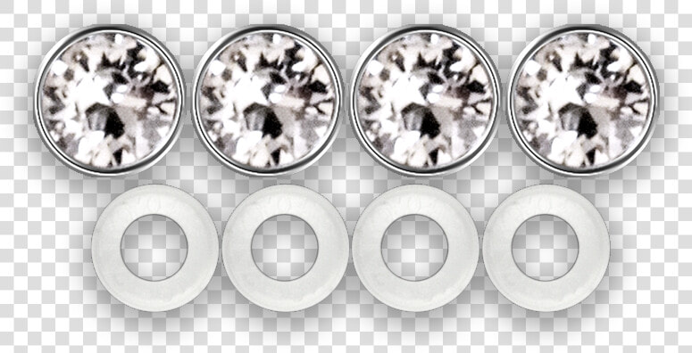 Diamond Screw Caps   Body Jewelry  HD Png DownloadTransparent PNG