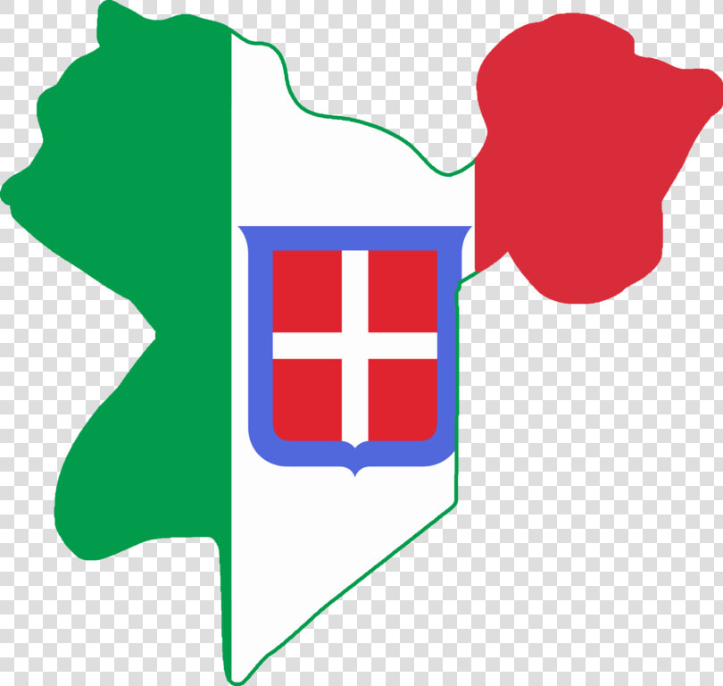 Flag Map Of Italian Libya   Italy Flag Map Commons  HD Png DownloadTransparent PNG