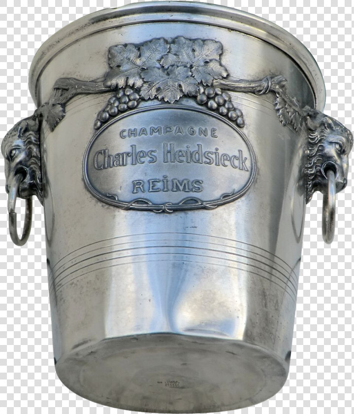 Vintage Champagne Ice Bucket charles Heidsieck   Drink  HD Png DownloadTransparent PNG