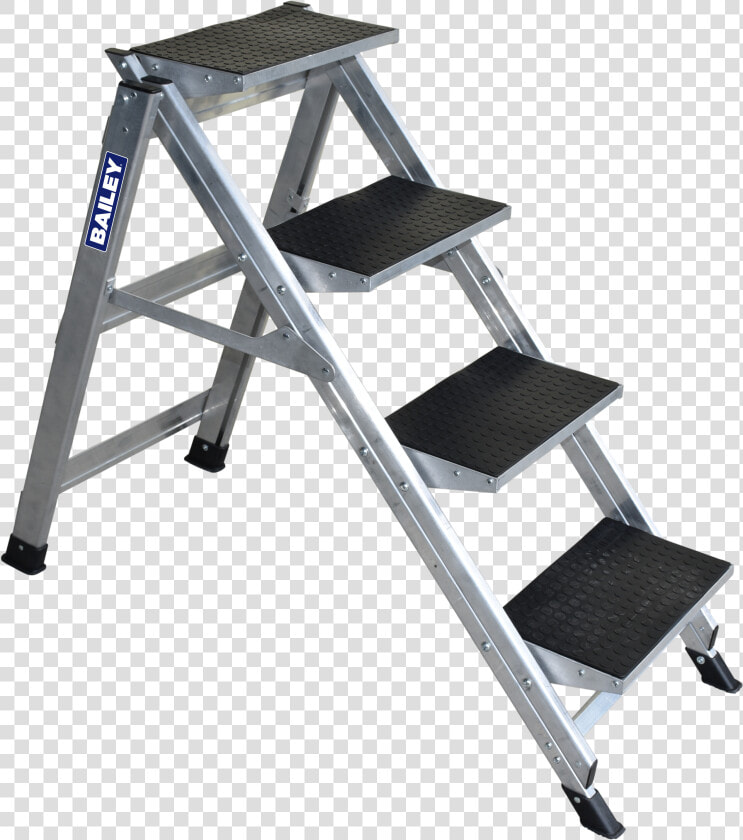 Transparent Ladders Png   Aluminium Stairs 2 Step  Png DownloadTransparent PNG