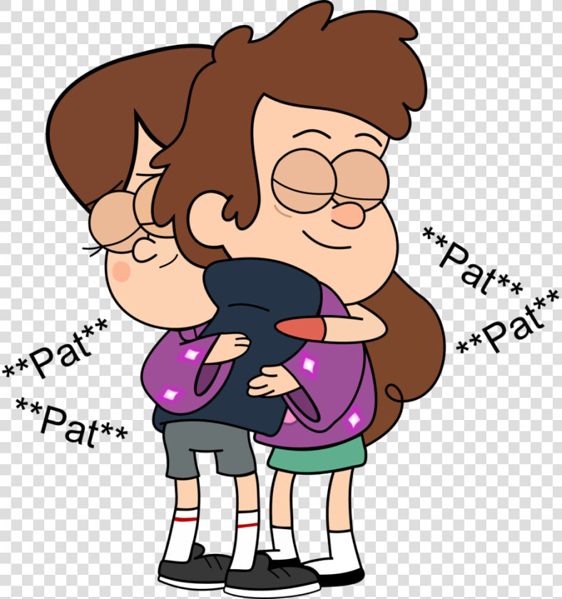 Gravity Falls Mabel And Dipper Hug  HD Png DownloadTransparent PNG