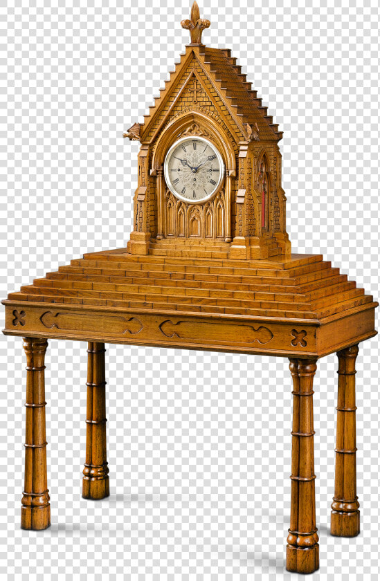 Gothic Musical Clock By Nicole Frères   Antique  HD Png DownloadTransparent PNG