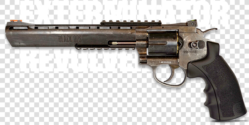 Exterminator Full Metal Revolver 8   Bb Aged   Dan Wesson Airsoft  HD Png DownloadTransparent PNG