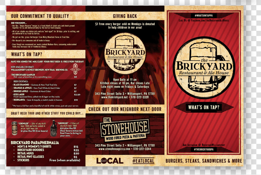 Brickyard menu2   Label  HD Png DownloadTransparent PNG