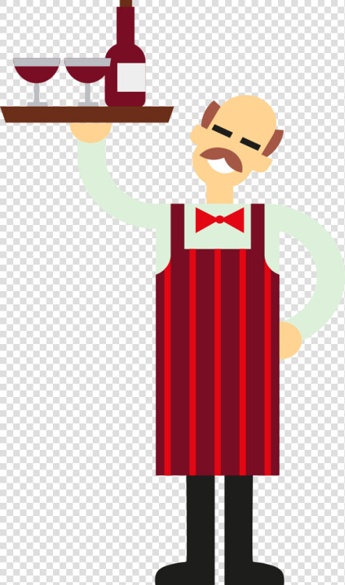 Transparent Waiter Icon Png   Clipart Of A Waiter  Png DownloadTransparent PNG