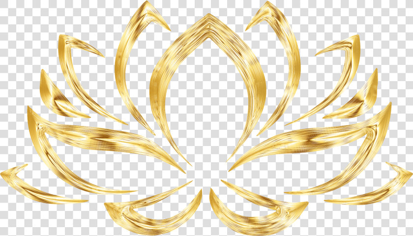Aurumized Lotus Flower No Background Icons Png   Lotus Flower Transparent Gold  Png DownloadTransparent PNG