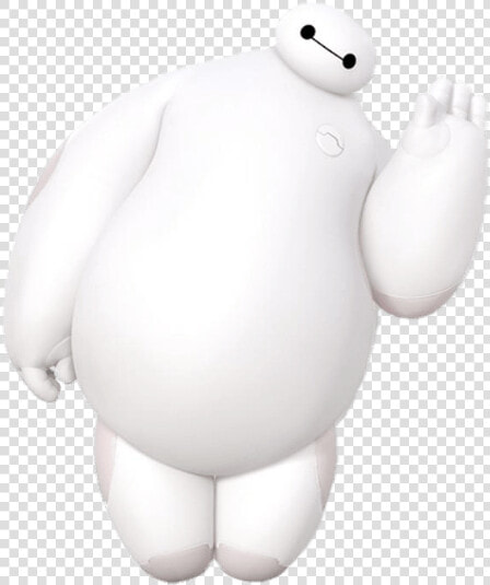 Big Hero 6 Baymax Waving   Baymax Black Background  HD Png DownloadTransparent PNG