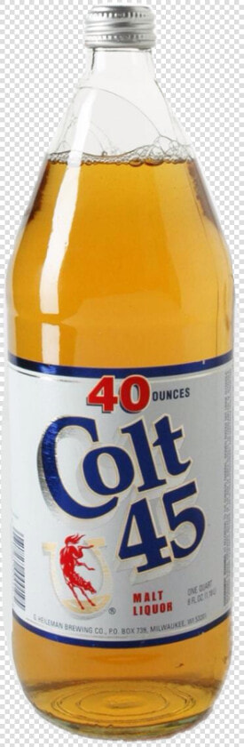  colt45  40oz  beer   Glass Bottle  HD Png DownloadTransparent PNG