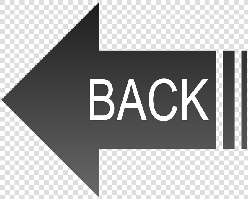 Black Back Button Free Photo   Arrow With Word Back  HD Png DownloadTransparent PNG