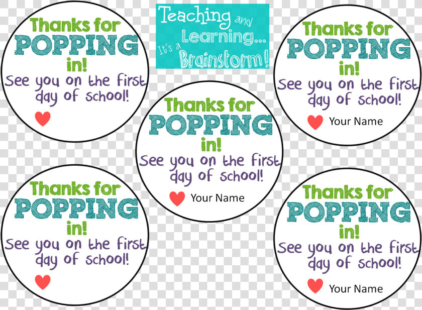 Teaching  amp  Learningit S A Brainstorm Open House Treat   Circle  HD Png DownloadTransparent PNG