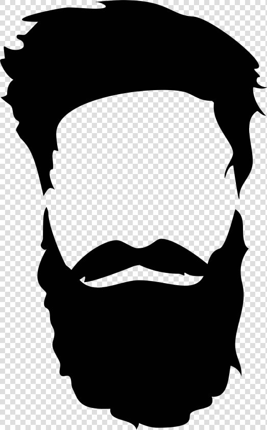 Beard  Mustache Hair Png Clipart   Silhouette Beard Png  Transparent PngTransparent PNG