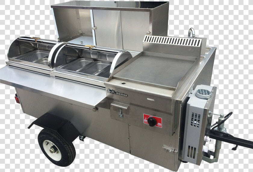 Cater Pro Cart   Hot Dog Cart With Grill And Fryer  HD Png DownloadTransparent PNG