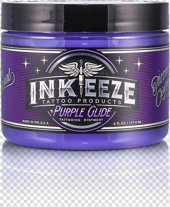 Inkeeze Purple Glide Tattoo Ointment   Ink Eeze Purple Glide  HD Png DownloadTransparent PNG